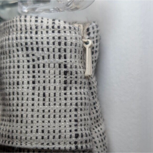 Rafaella Size 10 Textured Pencil / Mini Skirt Neutral Workwear Office Chic - Picture 4 of 9